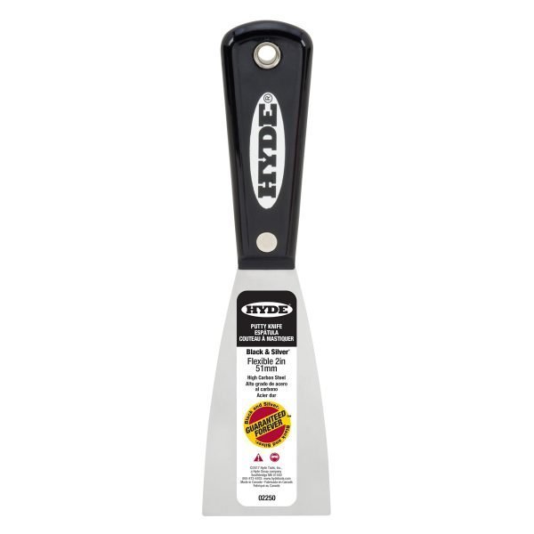 Flex Black & Silver Putty Knife-Hyde Tool-znshoping.store