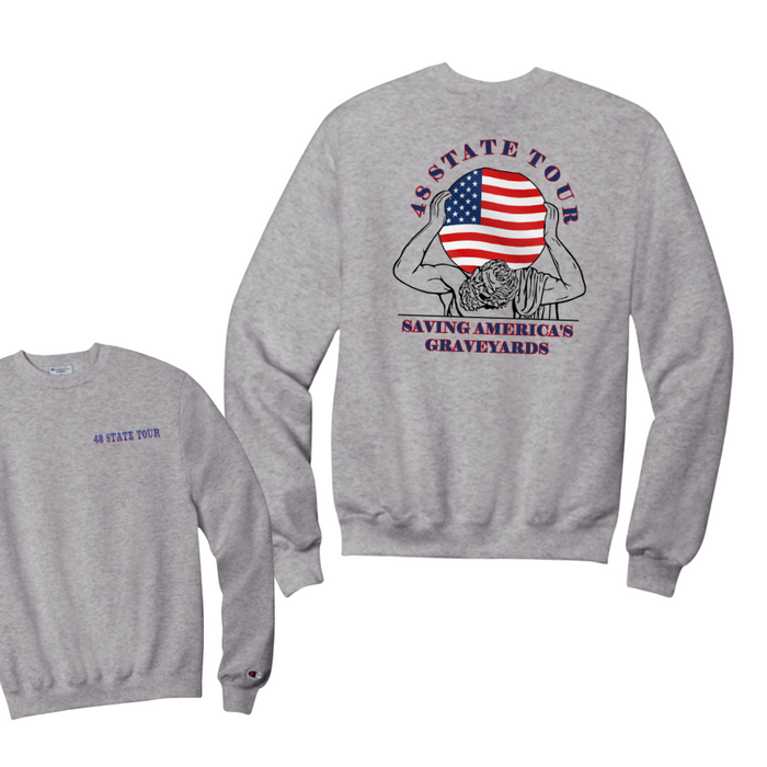 48 State Tour Crewneck Sweatshirt-znshoping.store-znshoping.store