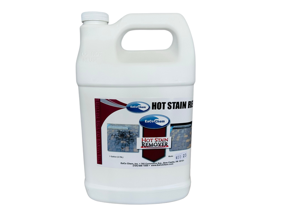 Hot Stain Remover - Remove Food, Oil, Petroleum, and Carbon Deposit Staining from Masonry and Concrete-EaCo Chem-znshoping.store