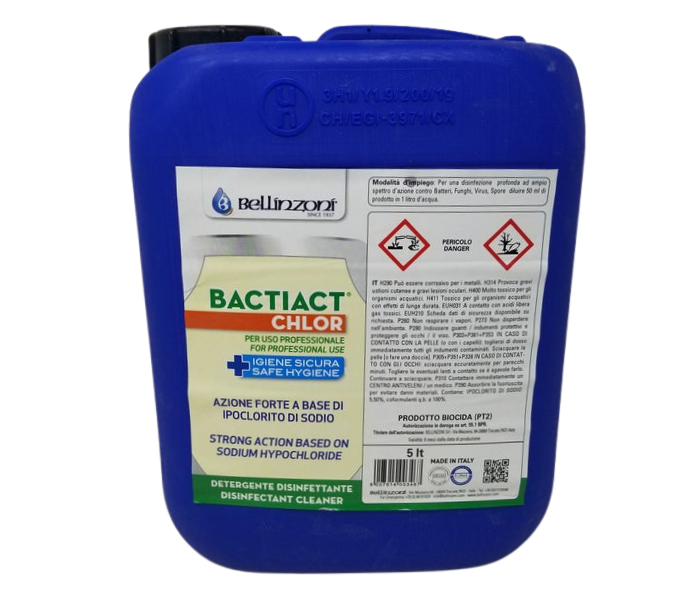 Bactiact Chlor - Concentrated disinfectant detergent-Bellinzoni-znshoping.store