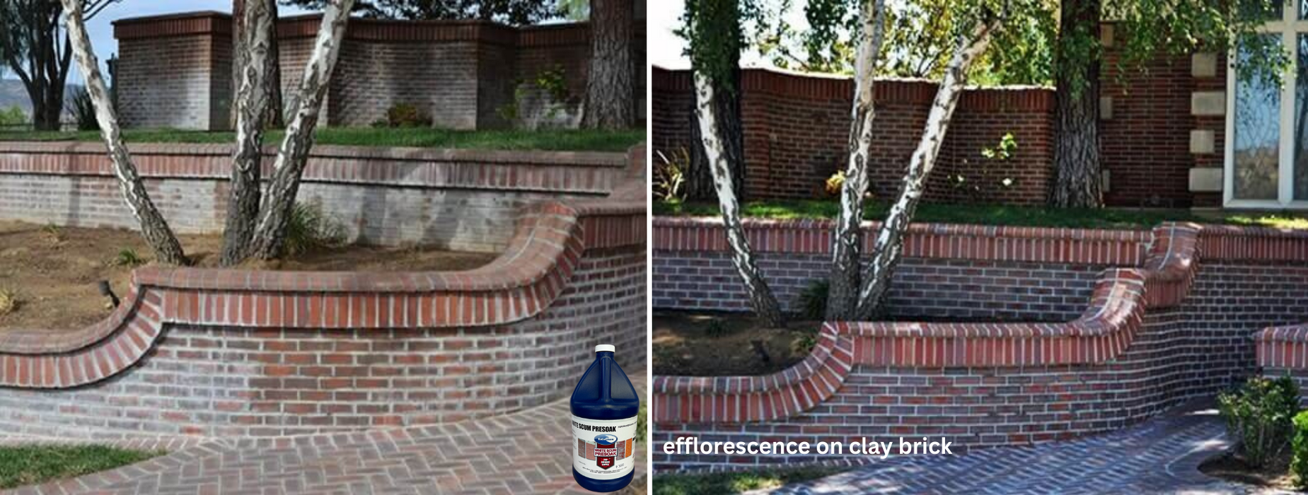 White Scum Presoak - Remove White Deposits from Brick, Block, and Concrete-EaCo Chem-znshoping.store