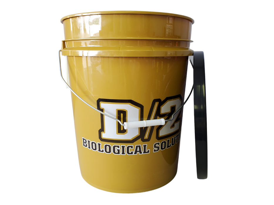 D/2 5 Gallon Bucket w/ lid-D/2 Biological Solution-znshoping.store