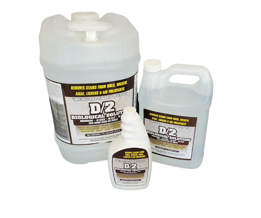 D/2 Biological Solution - Removes stains from mold, algae, mildew, lichens and air pollutants-D/2 Biological Solution-znshoping.store