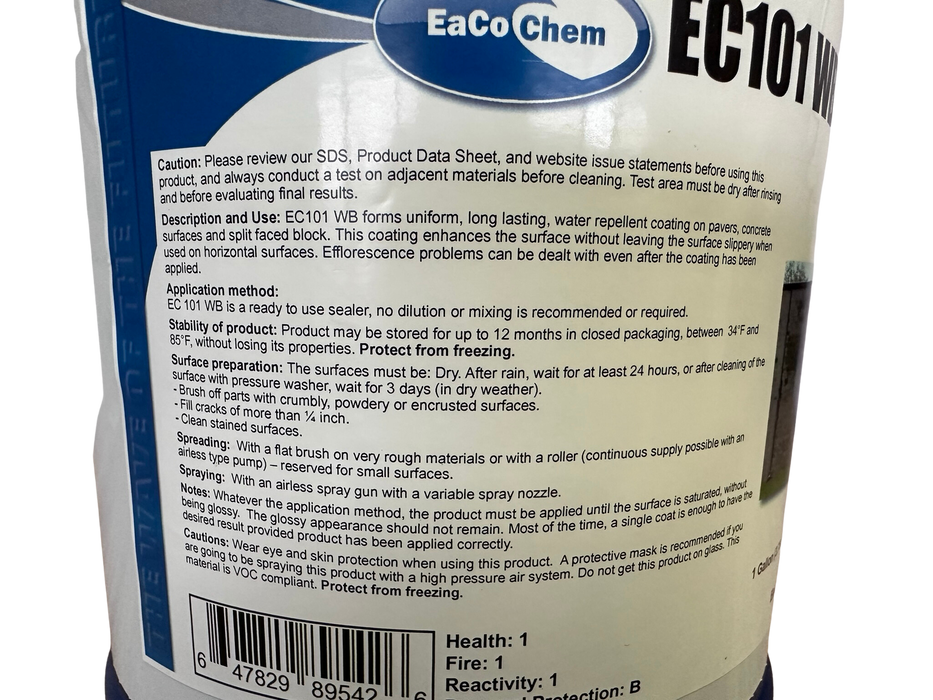 EC 101 WB - Water Based Sealer for Masonry-EaCo Chem-znshoping.store