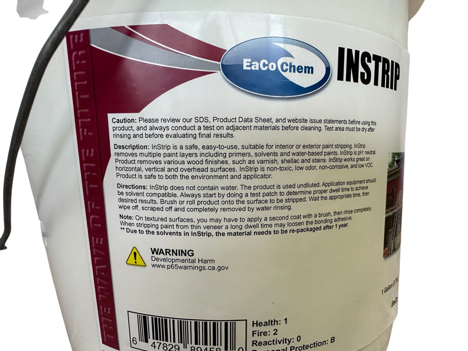 InStrip - Remove Primer, Solvent, Water-Based Paint, Shellac, Varnish & Stain-EaCo Chem-znshoping.store