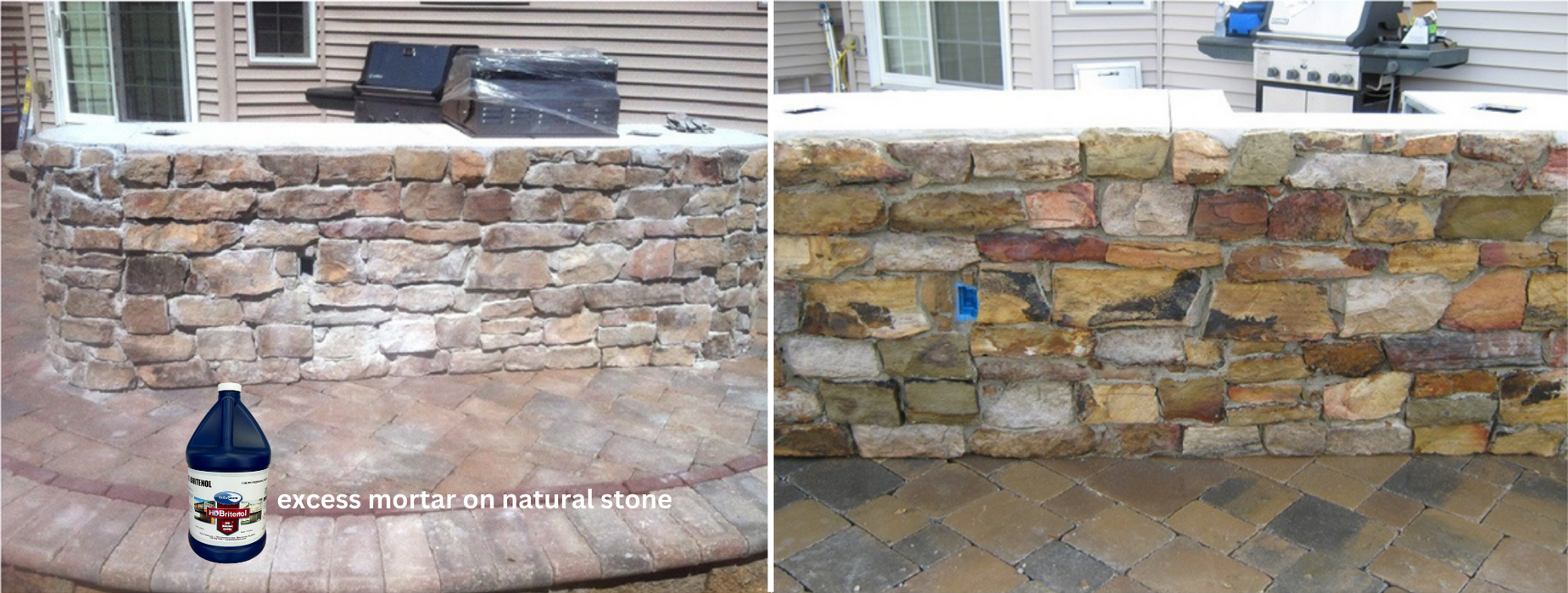 NMD 80 - Remove Mortar and Efflorescence from Brick, Stone, Unpolished Granite + More!-EaCo Chem-znshoping.store