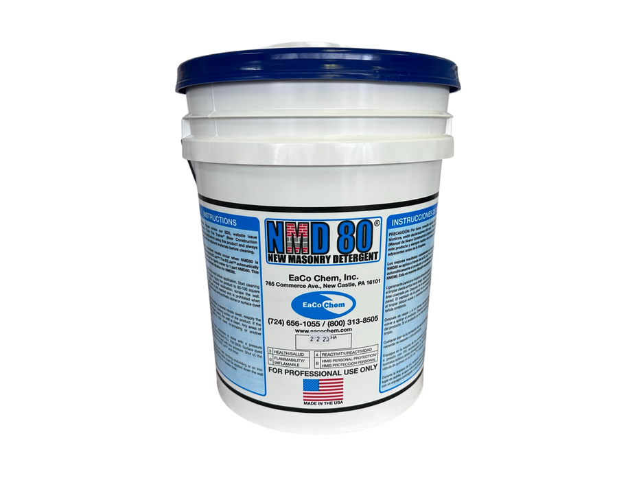 NMD 80 - Remove Mortar and Efflorescence from Brick, Stone, Unpolished Granite + More!-EaCo Chem-znshoping.store