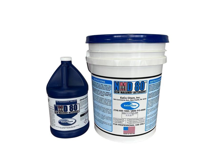 NMD 80 - Remove Mortar and Efflorescence from Brick, Stone, Unpolished Granite + More!-EaCo Chem-znshoping.store