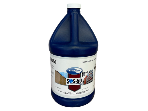 SOS-50 - Masonry Detergent to Remove Mortar Smears on Brick, Block, Cast Stone + More!-EaCo Chem-znshoping.store