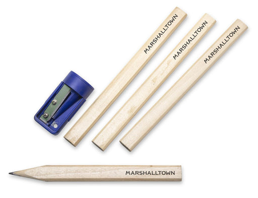 Pencil Sharpener Set (4 pencils + sharpener)-Marshalltown Tools-znshoping.store