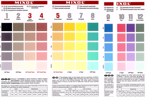 Standard Mixol 12-Color Set #1-12-Mixol-znshoping.store