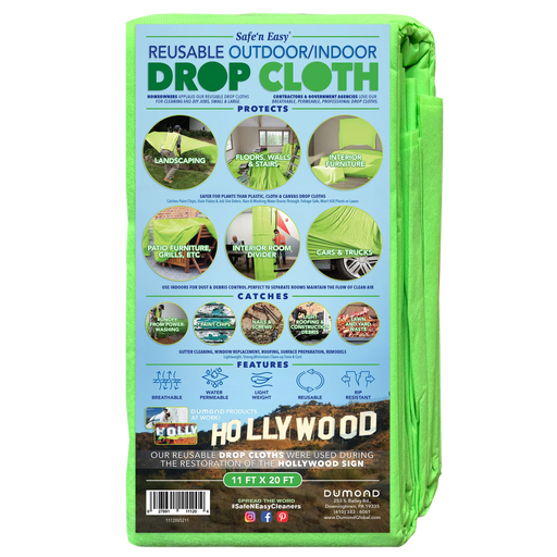 Safe ‘n Easy® Reusable Outdoor/Indoor Drop Cloth-Dumond-znshoping.store