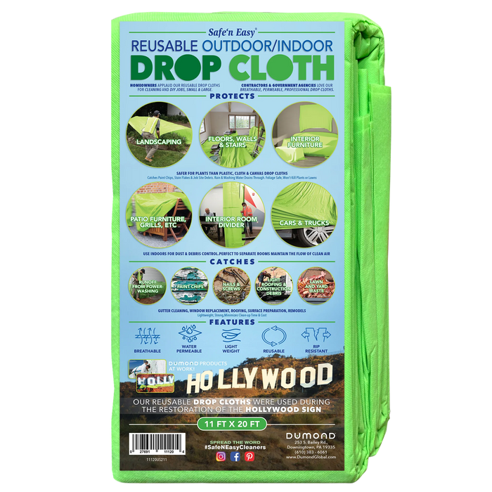 Safe ‘n Easy® Reusable Outdoor/Indoor Drop Cloth-Dumond-znshoping.store