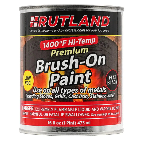 Premium 1400°F Hi-Temp Brush-On Paint-Rutland-znshoping.store