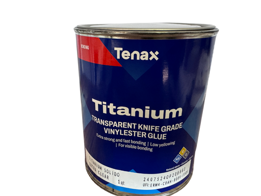 Damaged - Titanium - Extra Clear Knife Grade Glue - 2lb Quart (Copy)-Tenax-znshoping.store