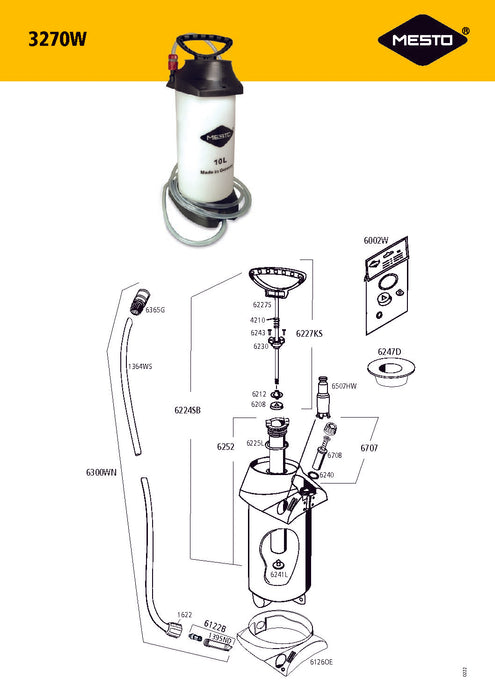 Pressurized Water Tank 10L for Core Drilling and Diamond Saw Concrete Cutting-Mesto-znshoping.store