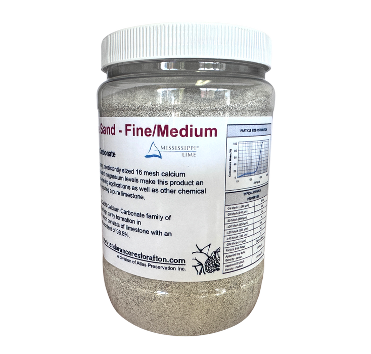 Limestone Sand - Fine/Medium-Endurance Restoration Products-znshoping.store