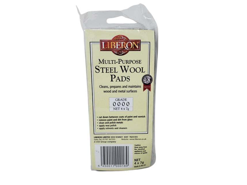 Steel Wool Pads: Multipurpose Grade 0000-Liberon-znshoping.store