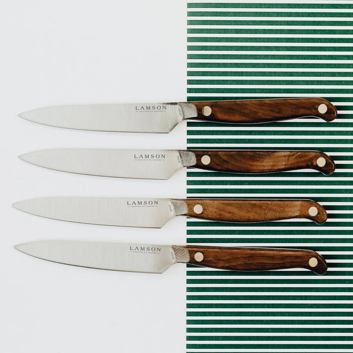 Vintage 4-Piece Steak Knife Set-Lamson-znshoping.store