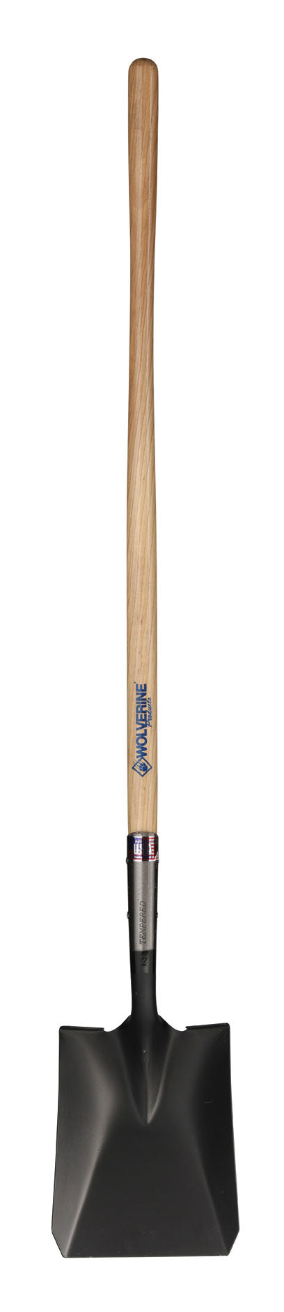 #2 Square Point Shovel 48" Long Wood Handle-Wolverine Tools-znshoping.store