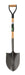 W-Series Rear Roll Step Round Point Shovel - 26″ Wood D-Handle-Wolverine Tools-znshoping.store