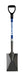 Garden Spade Shovel 30" Fiberglass Handle Poly D-Grip-Wolverine Tools-znshoping.store