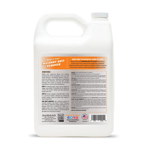 Smart ‘n Easy Stone and Masonry Rust Remover (1 Gallon)-Dumond-znshoping.store