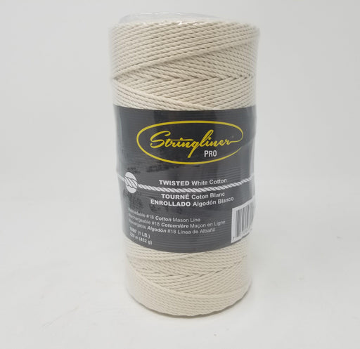 Mason's Twine - Twisted, Cotton White - 1 LB-Stringliner-znshoping.store