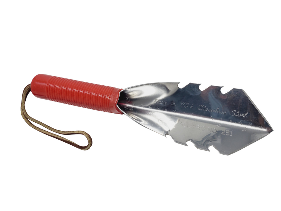 11" Stainless Trowel w/ Cutting Edge-Wilcox-znshoping.store