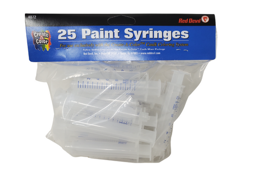 Create-A-Color Paint Syringes: Pack of 25-Red Devil-znshoping.store