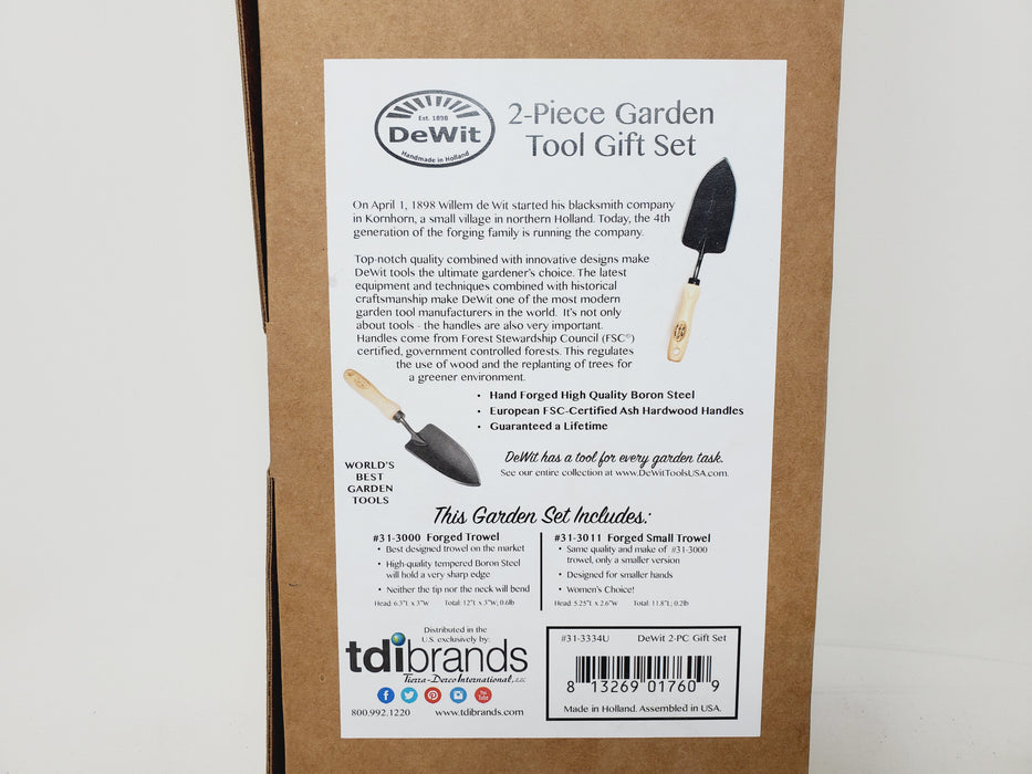 2-Piece Garden Tool Gift Set-DeWit-znshoping.store