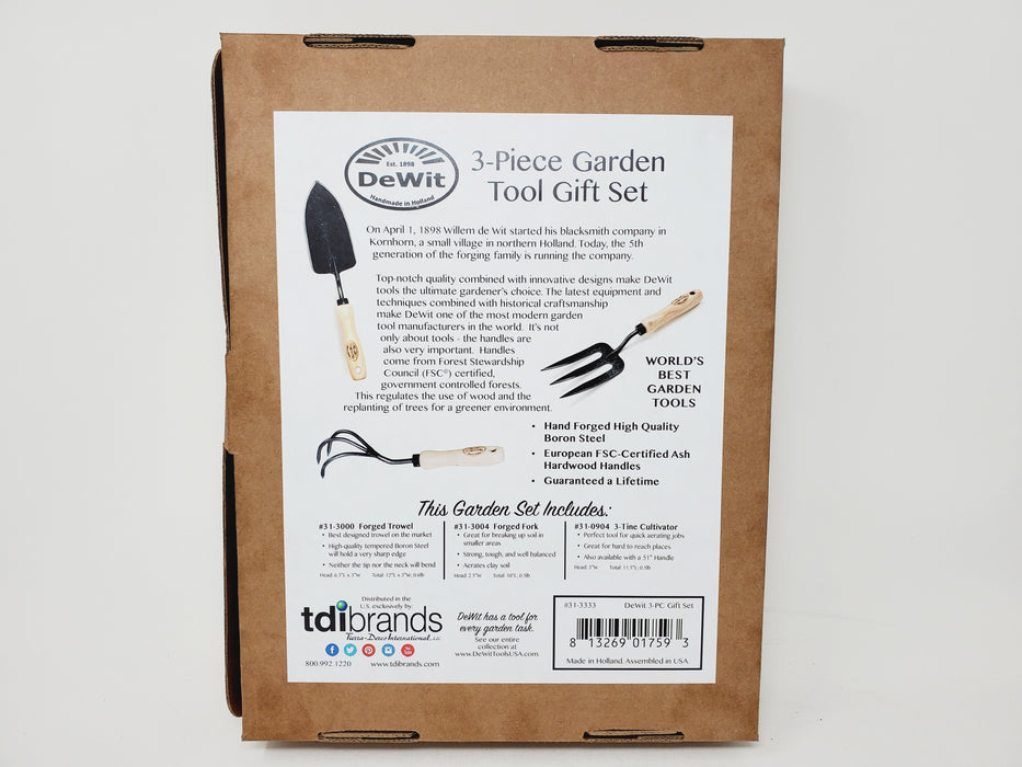 3-Piece Garden Tool Gift Set-DeWit-znshoping.store