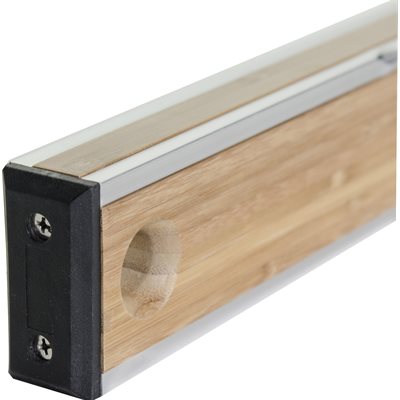 Bamboo Wood Level - 24" Aluminum Bound-Bon Tools-znshoping.store