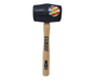 12oz Dead Head Black Rubber Mallet w/ Hickory Handle-Estwing-znshoping.store