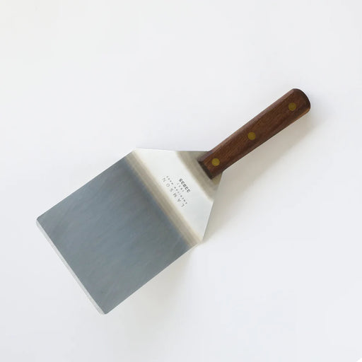 5" x 6" Hamburger Turner, Walnut Handle-Lamson-znshoping.store