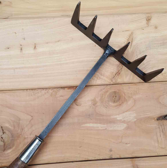 Steel Hand Rake-Red Pig Garden Tools-znshoping.store