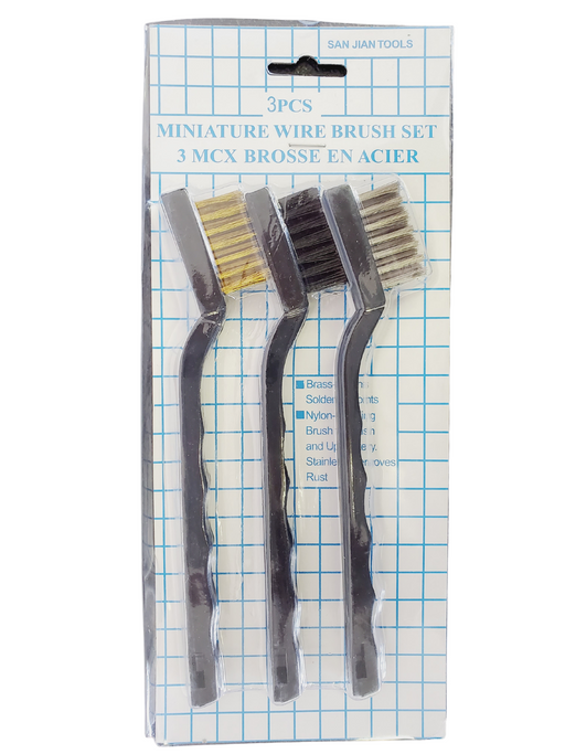 Handy Cleaning Wire Brush 3 Piece Set-Magnolia Brush-znshoping.store