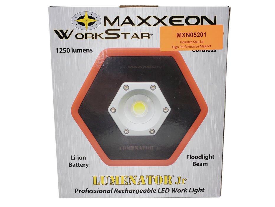 Lumenator Jr Professional Rechargeable LED Work Light w/ Magnet-Maxxeon-znshoping.store