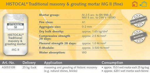 Historic Pointing Mortar - Moderate Strength, Fine-Otterbein-znshoping.store