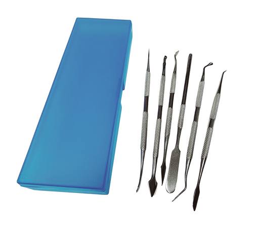 6-Piece Stainless Steel Tool Set w/ Box-Past Horizons-znshoping.store