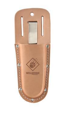 Genuine Leather Pruner Holder w/ Metal Belt Clip-Wolverine Tools-znshoping.store