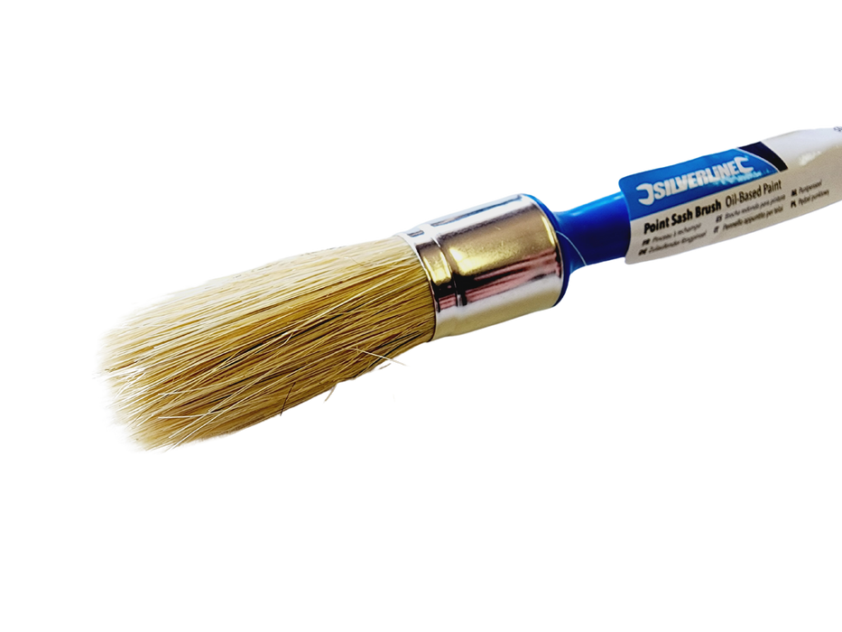 Point Sash Brush-Silverline Tools-znshoping.store