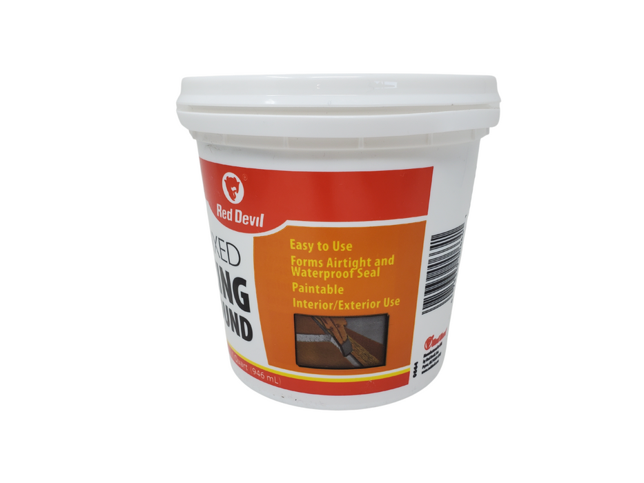 Pre-Mixed Glazing Compound-Red Devil-znshoping.store