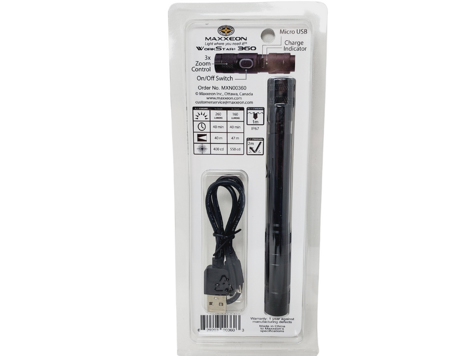 Rechargeable LED Pen Light-Maxxeon-znshoping.store