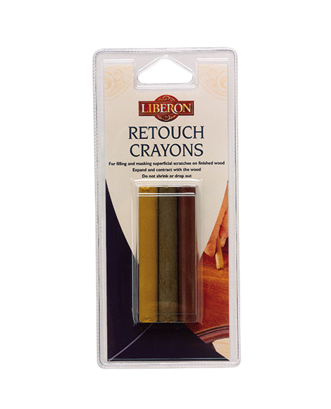 Retouch Crayons: To Mask Superficial Scratches on Finished Wood (Set of 3)-Liberon-znshoping.store