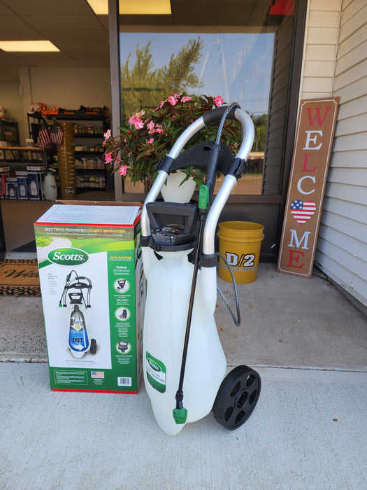 Scotts Wheel Cart Sprayer - 3 Gallon (Lithium Ion Powered)-Scotts-znshoping.store