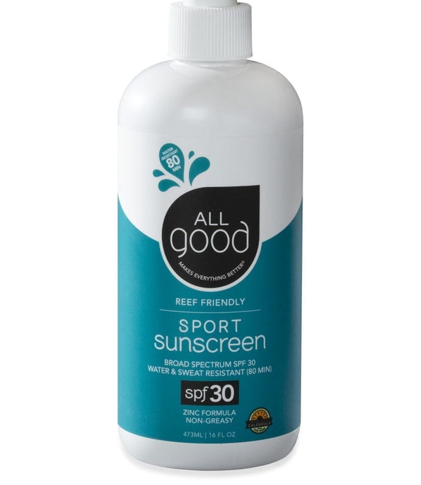 SPF 30 Sport Mineral Sunscreen Lotion-All Good-znshoping.store