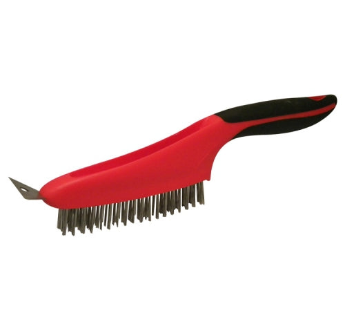 13" Stainless Steel Wire Brush and Scraper-Red Devil-znshoping.store