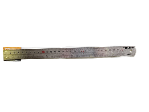 Steel Ruler - 30cm-Toolzone-znshoping.store