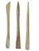 Set of 3 excavation tools, iroko wood-Strati-Concept-znshoping.store